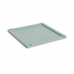 HAY Colour Crate Square/Cube lock plastic medium Sage green