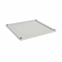HAY Colour Crate Square lock plastic large Grey