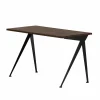 Vitra Compas Direction skrivbord Dark oak-Deep black