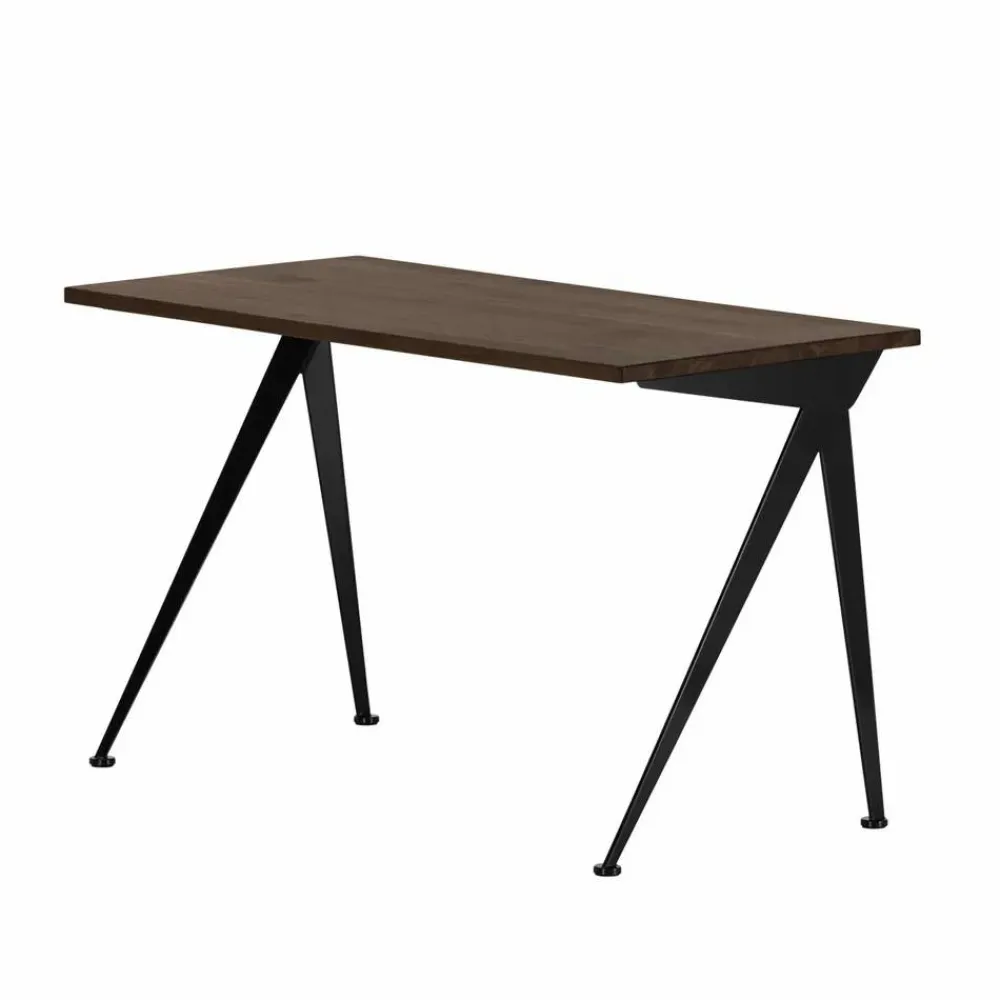 Vitra Compas Direction skrivbord Dark oak-Deep black