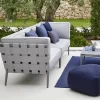 Cane-line Conic modulsoffa Light grey-vänster-inkl. dynor