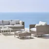 Cane-line Connect modulsoffa 2-sits taupe vänster