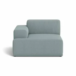 Muuto Connect soft modul Re-wool nr.718 ljusblå Armstöd vänster (A)