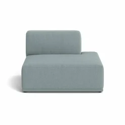 Hot Muuto Connect soft modul Re-wool nr.718 ljusblå Utan armstöd (D)