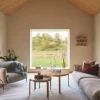 Hot Swedese Continental soffa Wave Sky-svartlackerat stål