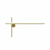 Flos Coordinates W2 vägglampa Mässing
