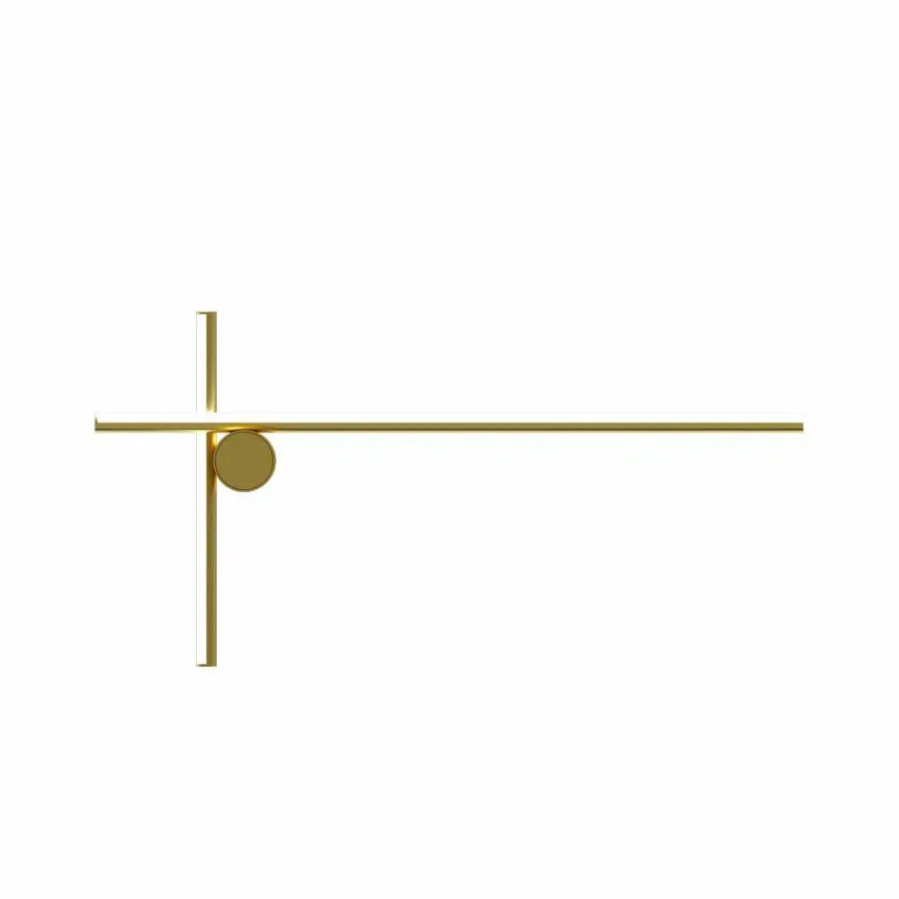 Flos Coordinates W2 vägglampa Mässing