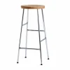 HAY Cornet barpall 75 cm Oiled oak-chrome