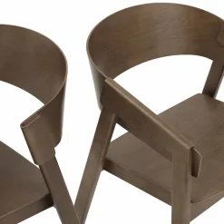 Muuto Cover armchair karmstol Stained dark brown