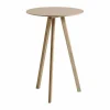 HAY CPH20 2.0 barbord Ø70 cm Lacquered oak-oak veneer