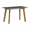 HAY CPH215 Deux 2.0 bänk 75 cm Stone grey-lacquered oak