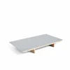 HAY CPH30 Extendable iläggsskiva Grey linoleum-80 cm-ekram