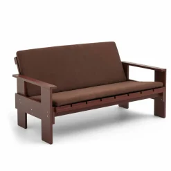 Discount HAY Crate Lounge soffa lackad furu iron red