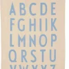 Best Design Letters Premium classic kökshandduk 50x70cm ABC-blå