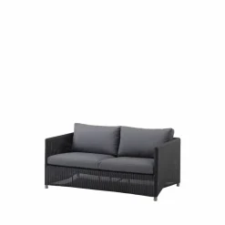Cane-line Diamond soffa 2-sits weave Natté graphite