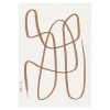 Sale Paper Collective Different Ways poster brun 30x40 cm