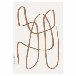 Sale Paper Collective Different Ways poster brun 30x40 cm