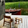 Skargaarden Djurö fotpall Teak