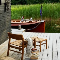 Skargaarden Djurö fotpall Teak