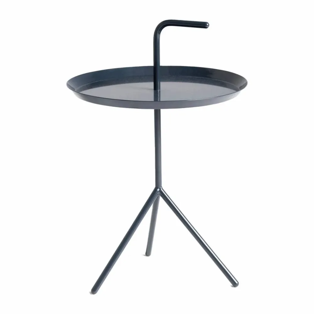 Discount HAY DLM sidobord Ø38 cm Deep blue high gloss