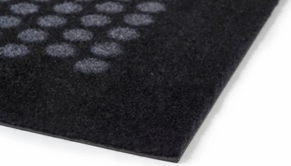 tica copenhagen Dot dörrmatta Black 40x60 cm