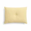 Hot HAY Dot Linen kudde 45x60 cm Soft yellow