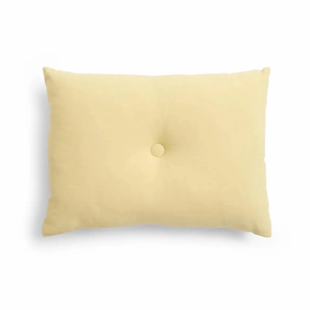 Hot HAY Dot Linen kudde 45x60 cm Soft yellow