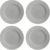 Sale Scandi Living Dots assiett 22 cm 4-pack Grå