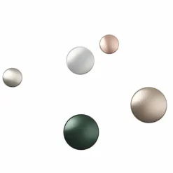 Outlet Muuto Dots metal Ø 5 cm Dark green