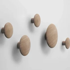 Sale Muuto Dots Wood 5-pack Oak