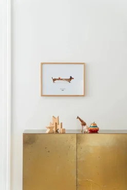 Barn Paper Collective Doug the Dachshund poster 30x40 cm