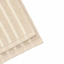 Clearance Scandi Living Drift badhandduk 100x150 cm Beige-vit
