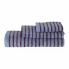 Discount Scandi Living Drift badhandduk 70x140 cm Blå-röd