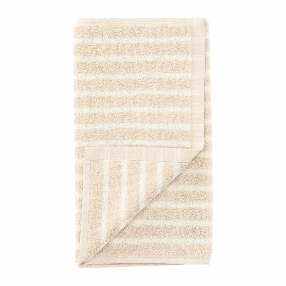 Discount Scandi Living Drift handduk 30x50 cm Beige-vit