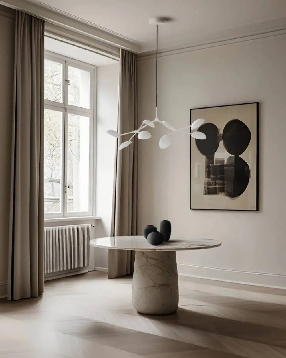 101 Copenhagen Drop Chandelier takkrona mini Vit
