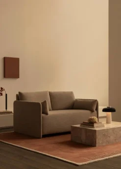 Audo Copenhagen Duomo matta 270x270 cm Terracotta red