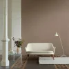 Clearance Warm Nordic Dwell soffa 2-sits läder silk 250 cognac ben i rökt ek