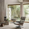 Best Vitra Eames Lounge Chair & Ottoman new dimensions 01 Ivory-pearl-27 chestnut black-pol. steel