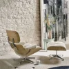 Vitra Eames Lounge Chair & Ottoman new dimensions 01 Ivory-pearl-31 walnut natural-pol. steel