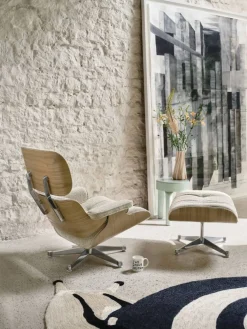 Sale Vitra Eames Lounge Chair & Ottoman new dimensions 58 Khaki-05 santos palisander-pol. Steel