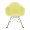 Vitra Eames Plastic Armchair RE RAR gungstol 92 citron-chrome-golden maple