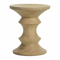 Sale Vitra Eames Stool sittpall model C Natural chestnut
