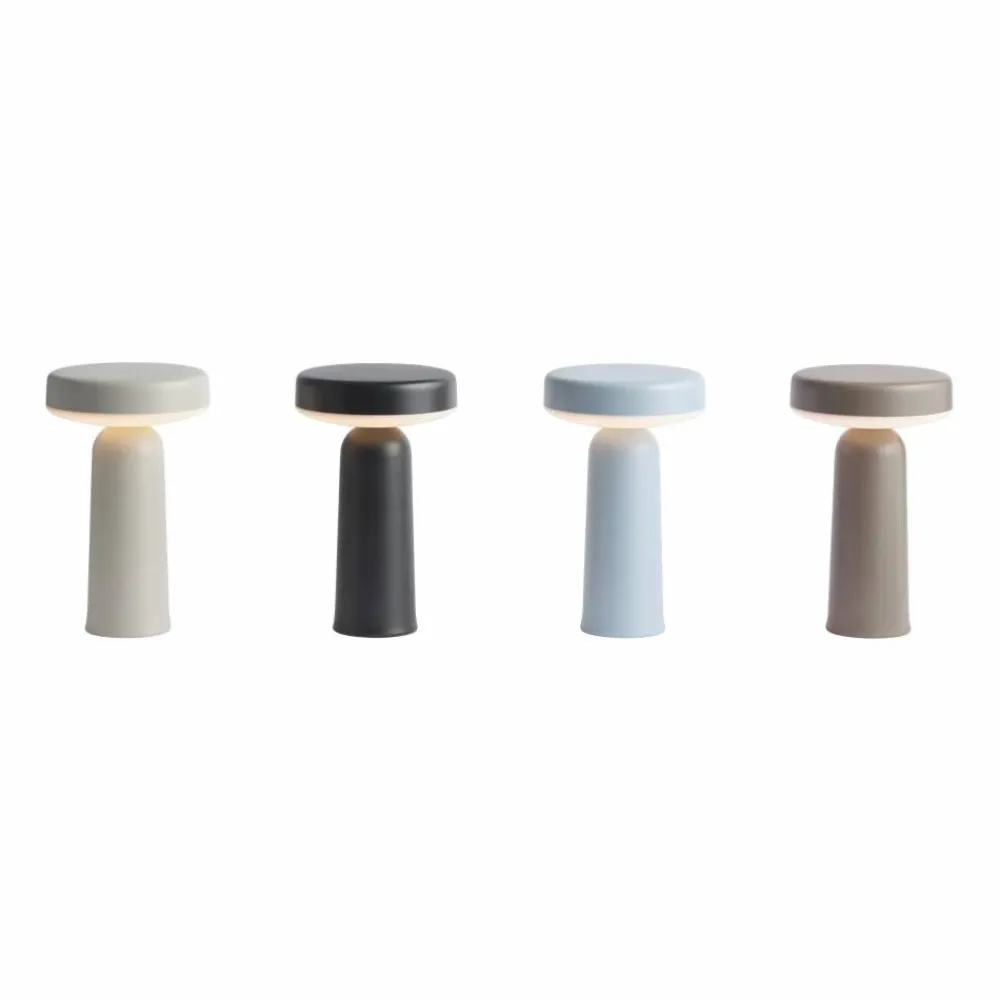 Muuto Ease portabel bordslampa 21 5 cm Grey