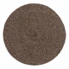 Dixie Ella bordstablett Ø38 cm Brun-natur