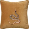 Best Chhatwal & Jonsson Embroidered Cobra kuddfodral 50x50 cm Masala yellow
