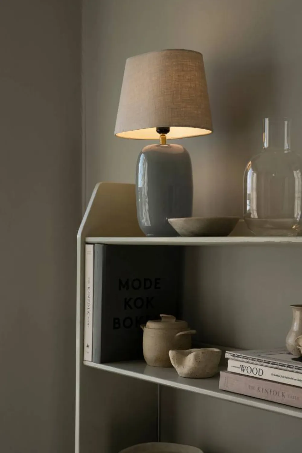 Best Watt & Veke Emily lampfot Ø12x28 5 cm Dusty green
