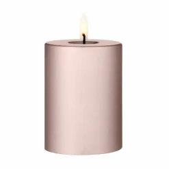 ester & erik blockljus LED 94 Champagne Metallic 10 cm
