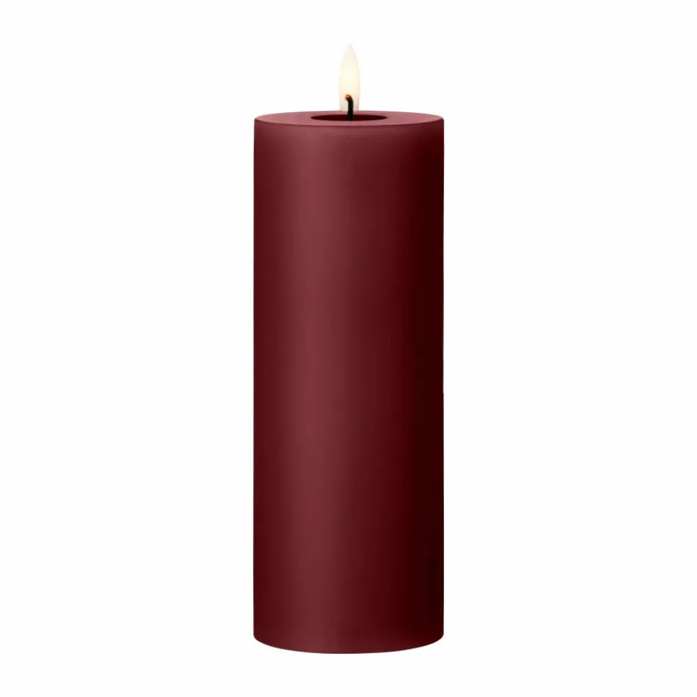 ester & erik blockljus LED 44/2 Deep Wine 20 cm