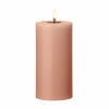 ester & erik blockljus LED 20 Rosy caramel 15 cm