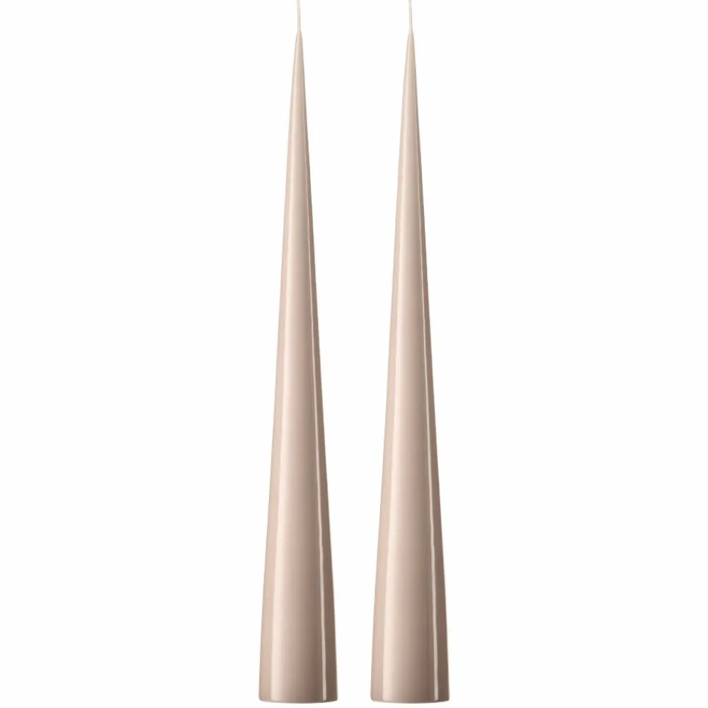 ester & erik konljus 37 cm 2-pack lackad Linen grey 22-0